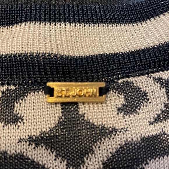 St. John knits zippered jacket cardigan viscose sweater - size - S - Picture 3 of 5